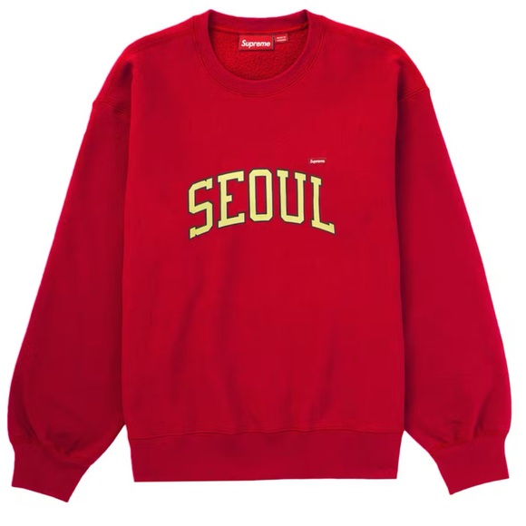 Supreme Seoul exclusive crewneck